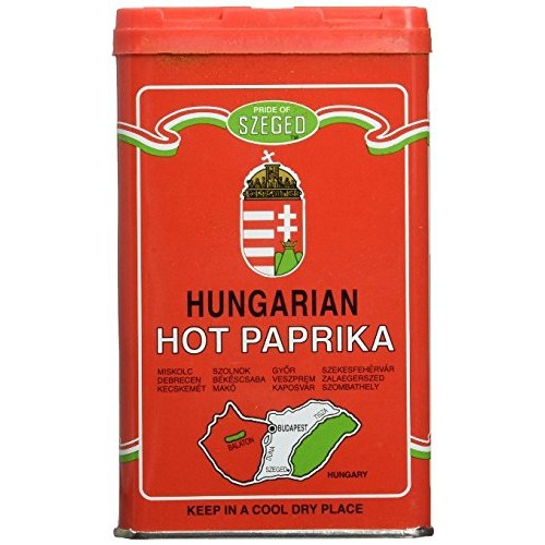 Szeged Hot Paprika Powder, 4-Ounce Pack Of 2