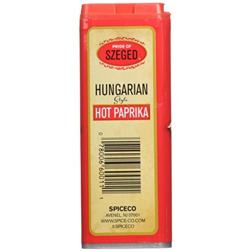 Szeged Hot Paprika Seasoning Spice, 4 Ounce