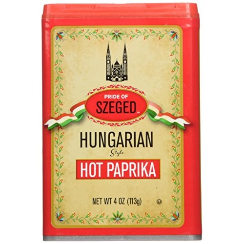 Szeged Hot Paprika Seasoning Spice, 4 Ounce