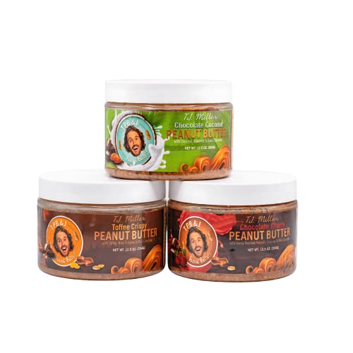 T.J.S Choice Toffee Crispy Peanut Butter Delicious Spread Made