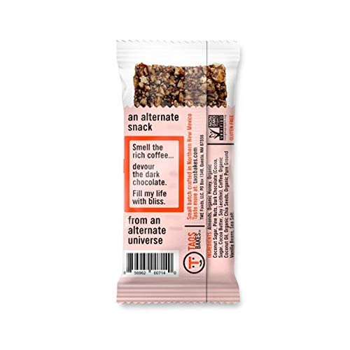 Taos Bakes Energy Bars - Piñon Coffee + Dark Chocolate Box Of 1