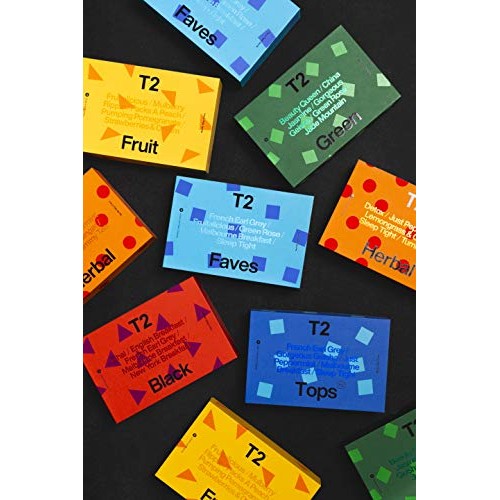 T2 Tea Five Herbal Mini Gift Cubes Of Classic Loose Leaf Herbal