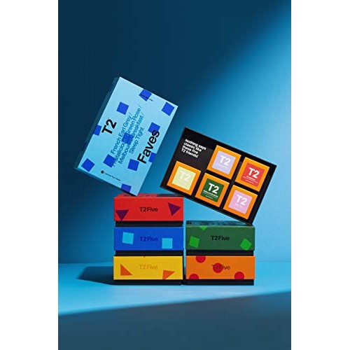 T2 Tea Five Herbal Mini Gift Cubes Of Classic Loose Leaf Herbal