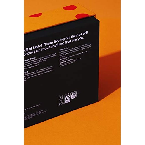 T2 Tea Five Herbal Mini Gift Cubes Of Classic Loose Leaf Herbal