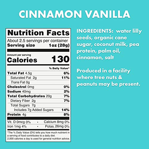 Taali New Sweet Variety Popped Water Lily Puffs 4 Resealable Ba