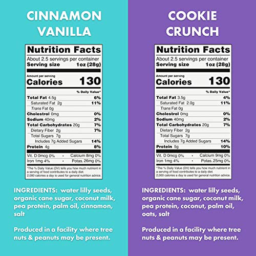 Taali New Sweet Variety Popped Water Lily Puffs 4 Resealable Ba