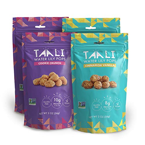 Taali New Sweet Variety Popped Water Lily Puffs 4 Resealable Ba