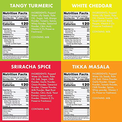 Taali Variety Pack Water Lily Pops 4-Pack - Four Delicious Fla