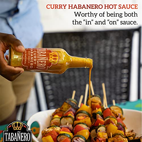Curry Habanero Hot Sauce by Tabañero, All Natural, Gluten Free, ...