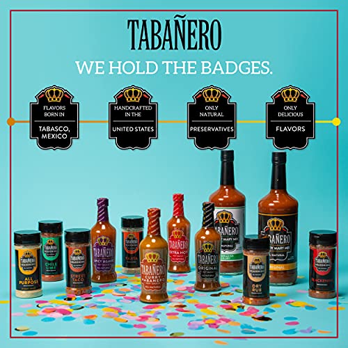 Curry Habanero Hot Sauce by Tabañero, All Natural, Gluten Free, ...