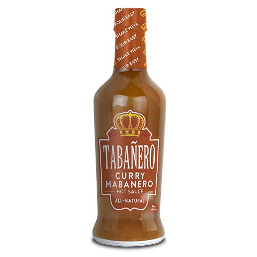 Curry Habanero Hot Sauce by Tabañero, All Natural, Gluten Free, ...