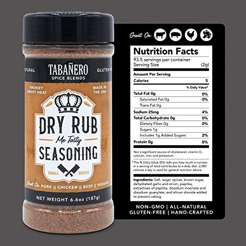 Dry Rub “Me Tasty” Seasoning By Tabañero | Steak &Amp; Jerky Seasoni