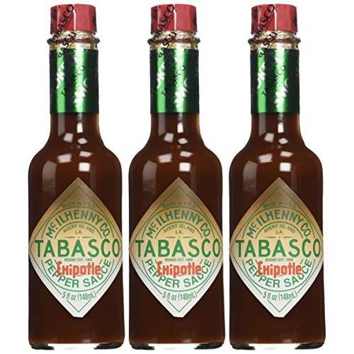 Tabasco Brand, Chipotle Hot Sauce, 5Oz Bottle Pack Of 3