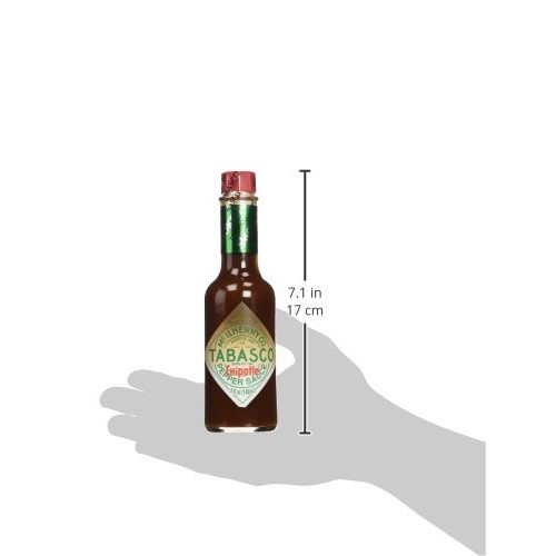 Tabasco Brand, Chipotle Hot Sauce, 5Oz Bottle Pack Of 3