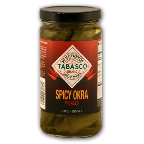 Tabasco Brand Spicy Pickled Okra, 12 Ounce