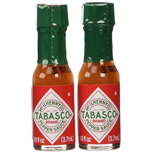 Tabasco Red Pepper Sauce Miniature Size 1/8 Oz. Ea. - Sold In Pa Tabasco Red Pepper Sauce Miniature Size 1/8 Oz. Ea. - Sold In Pa