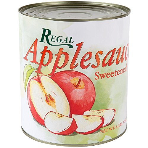 Tabletop King #10 Can Sweetened Apple Sauce - 6/Case
