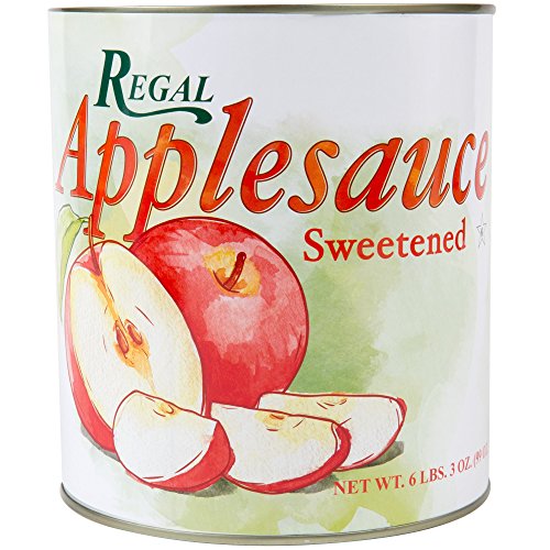 Tabletop King #10 Can Sweetened Apple Sauce - 6/Case