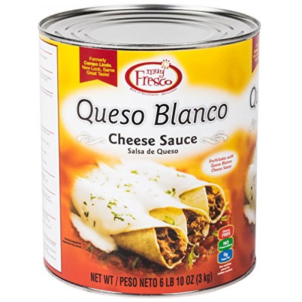 Muy Fresco Queso Blanco Mild White Cheese Sauce #10 Can By Table