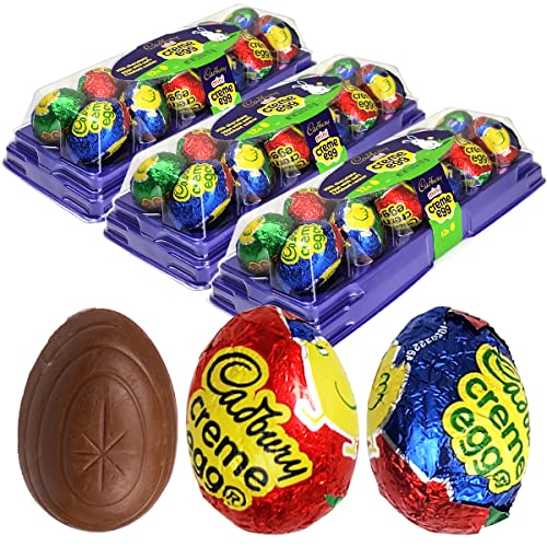 Cadbury Eggs Chocolate Milk Easter Candy – Pack of 3 Dozen Easte...