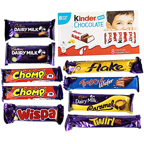 Cadbury Selection British Chocolate Bar Selection Box - 10 Mediu...