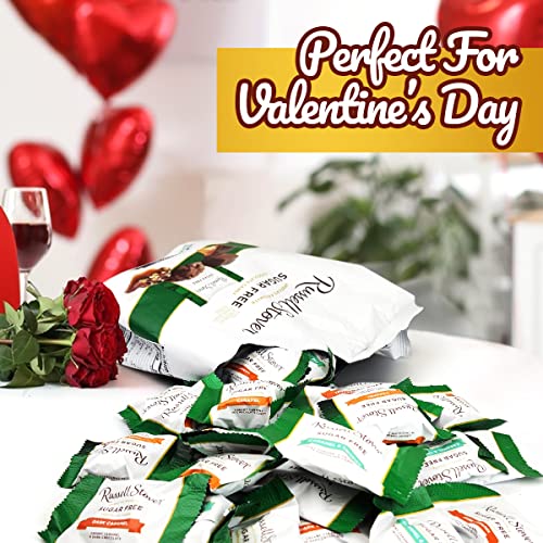 Russell Stover Sugar Free Chocolate Candy - Total Of Aprx 56 Pcs