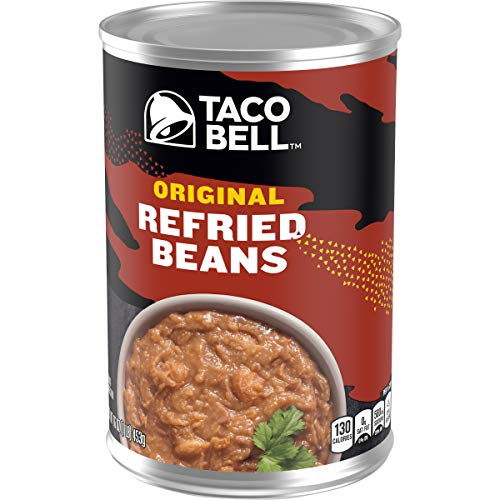 Taco Bell Original Refried Beans, 1 Pound Pack Of 12