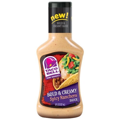 Taco Bell Bold &Amp; Creamy, Spicy Ranchero Sauce, 8-Ounce Pack Of 6 Taco Bell Bold &Amp; Creamy, Spicy Ranchero Sauce, 8-Ounce Pack Of 6