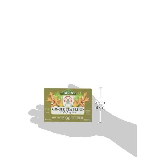 Tadin Herb And Tea Caffeine Free Ginger Root, 24 Count Pack Of 6