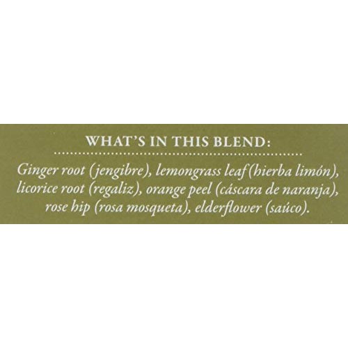 Tadin Herb And Tea Caffeine Free Ginger Root, 24 Count Pack Of 6