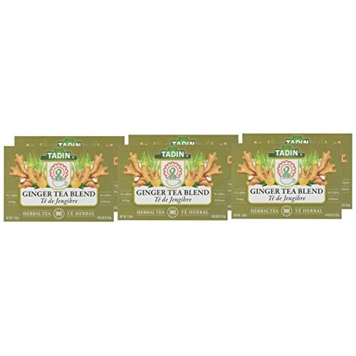Tadin Herb And Tea Caffeine Free Ginger Root, 24 Count Pack Of 6