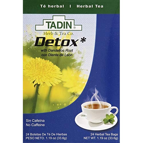 Tadin Herb And Tea Caffeine Free Detox, 24 Count Pack Of 1