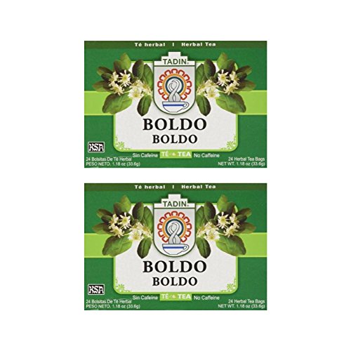 Tadin Boldo Herbal Tea 24 Teabags Pack Of 2