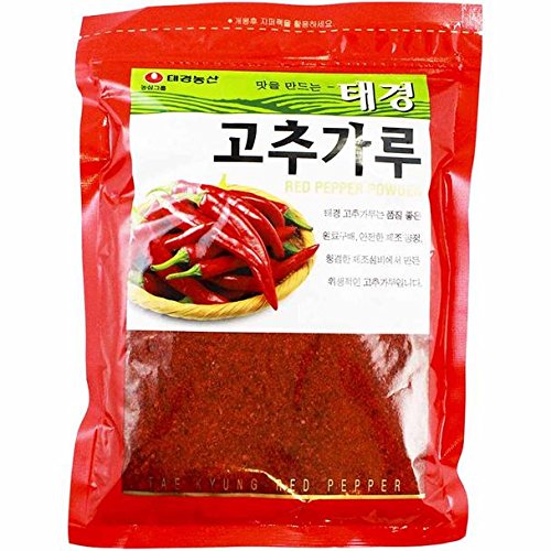 Tae-Kyung Korean Red Chili Pepper Flakes Powder Gochugaru, 5 Pound