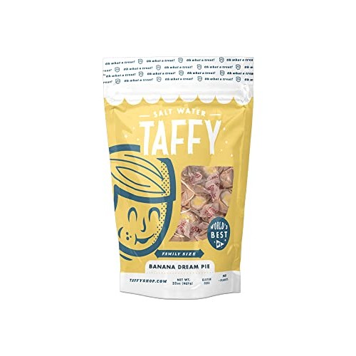 Taffy Shop Banana Dream Pie Salt Water Taffy - Small Batch Salt ...