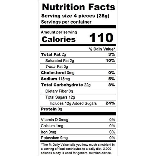 Taffy Shop Dessert Mix Salt Water Taffy 1/2 Lb