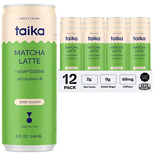 Taika Matcha Latte - Ready to Drink Hot & Cold Brew Matcha Latte...