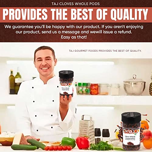 Taj Premium Indian Cloves Whole Pods, Laung, 3.5-Ounce