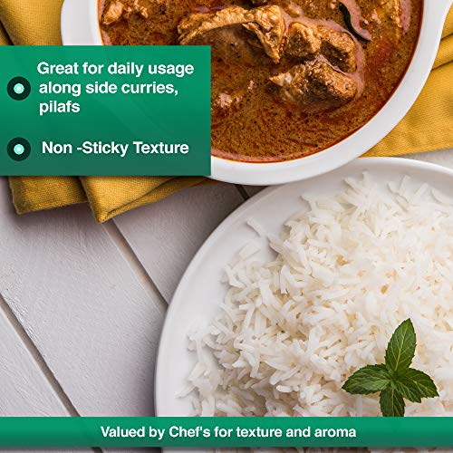 Taj Deluxe White Basmati Rice, Extra Long Grain, 5-Pounds | Rese