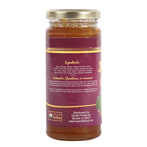 TAJ Gourmet Bengal Spice Chutney, Indian Aromatic Bengali Chutne...