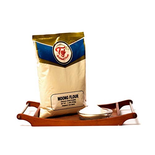 Taj Premium Indian Moong Mogar Flour, 4-Pounds