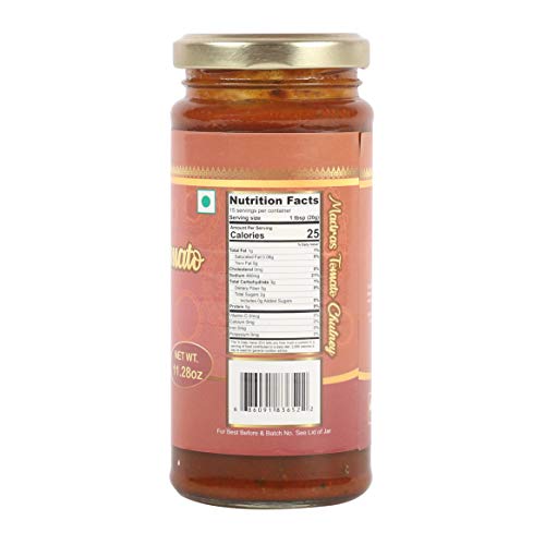 TAJ Gourmet Madras Tomato Chutney, 11.28oz