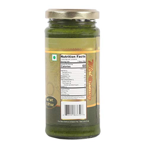TAJ Gourmet Mint Chutney, 250g 8.8oz