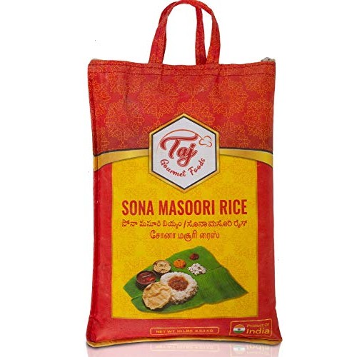 Taj Gourmet Sona Masoori Rice, 10-Pounds