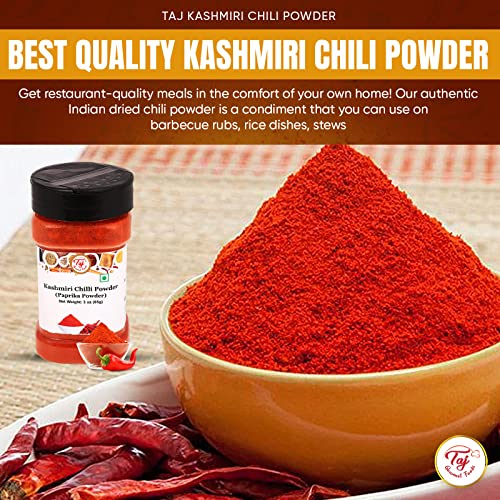 TAJ Kashmiri Chili Powder, Deggi Mirch, Lal Mirch, Chilly Powde...