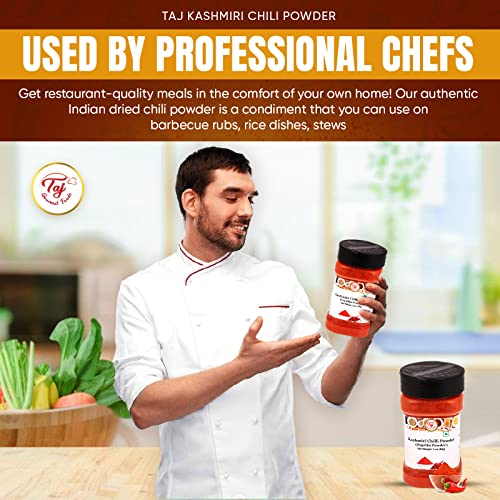 TAJ Kashmiri Chili Powder, Deggi Mirch, Lal Mirch, Chilly Powde...