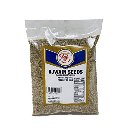 Taj Premium Indian Ajwain Seeds Carom Seeds, Bishop Seeds, 7-O