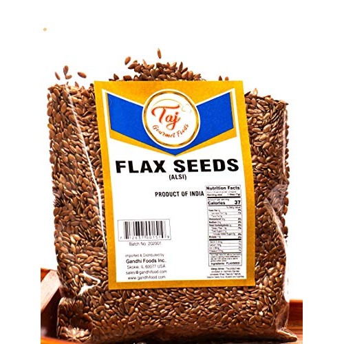 Taj Premium Indian Alsi Flax Seeds Linseed, 10.5 Ounce