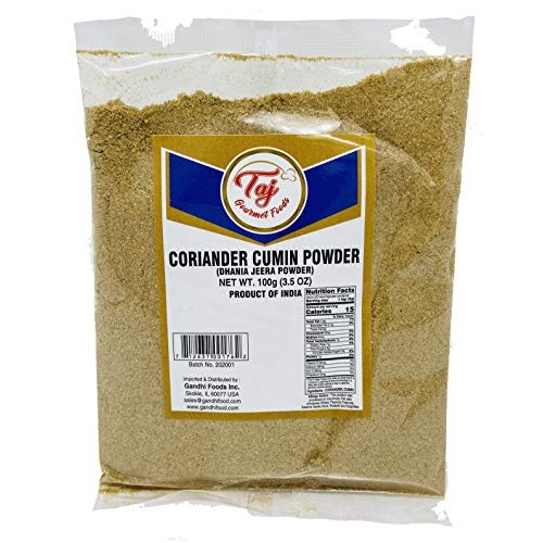 Taj Premium Indian Coriander Cumin Powder Dhania Jeera Powder,