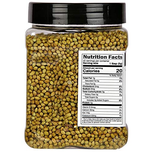 Taj Premium Indian Coriander Seeds, Dhania, Coriander Whole,